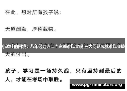 小波什的困境:八年努力连二当家都难以实现 三大问题成就难以突破 小波什的困境:八年努力连二当家都难以实现 三大问题成就难以突破